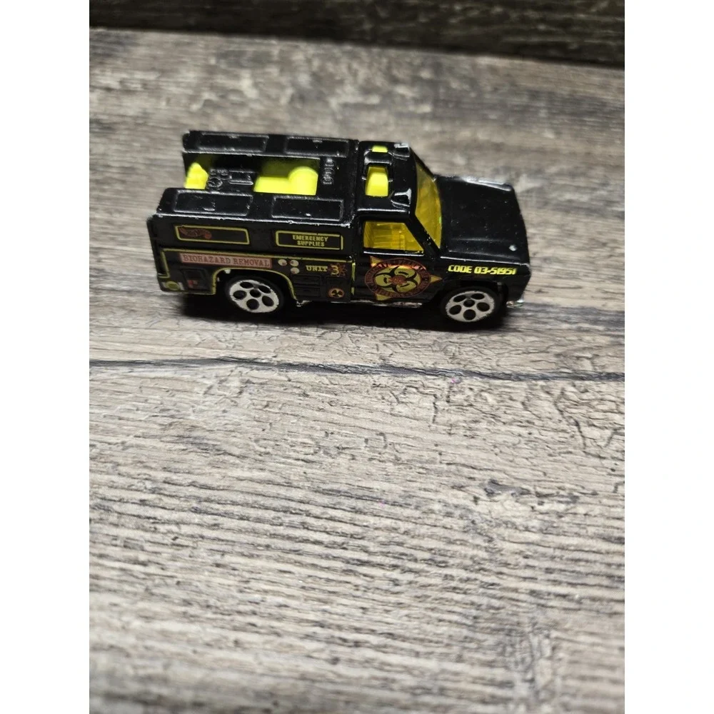 Vintage Hot Wheels 1974 Biohazard Removal‎ Black Truck Diecast Vehicle